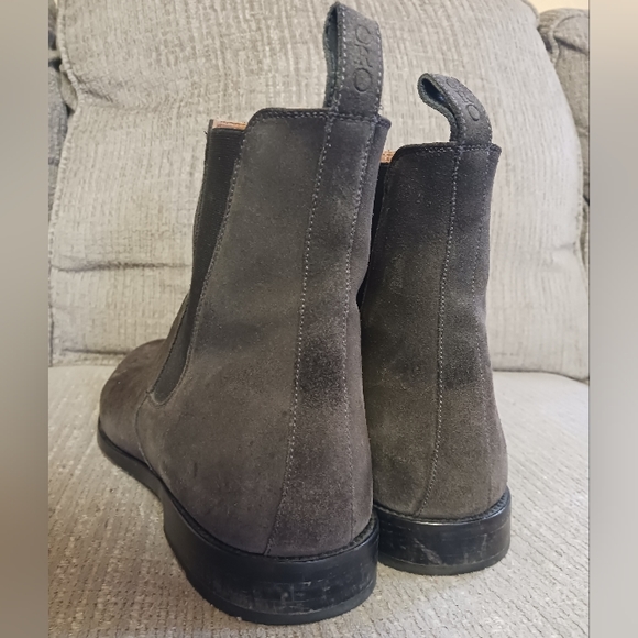 ORO LOS ANGELES brown Alpaca Suede Plain Chelsea Boots Chelsea Boots 11 - Picture 6 of 12